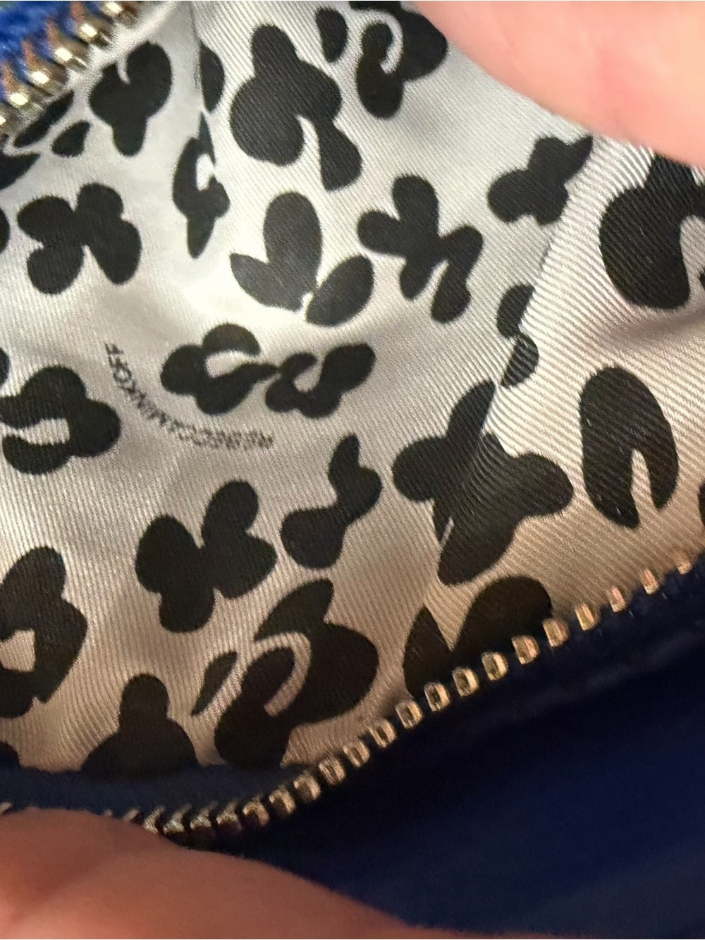 Rebecca Minkoff Royal Blue Perforated Diamond Leather Mini MAC/MAB Crossbody - Picture 6 of 10